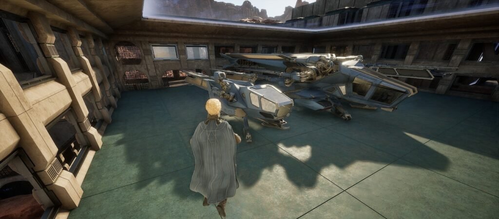 Dune Awakening Screenshot Ornithopter Hangar
