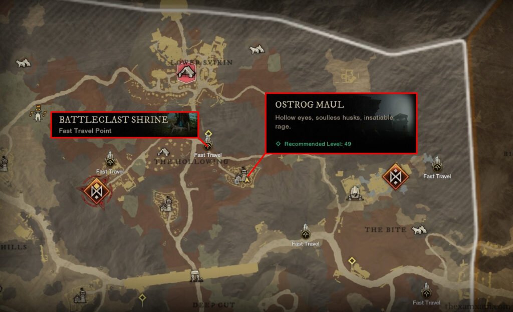 New World Aeternum Corrupt Ravager Florent Corrupted Totem Shard Location Map