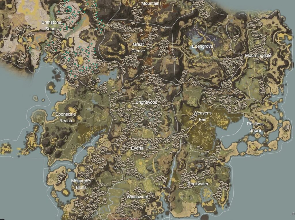 New World Aeternum Wolf Mob Pristine Wolf Claw Locations Map