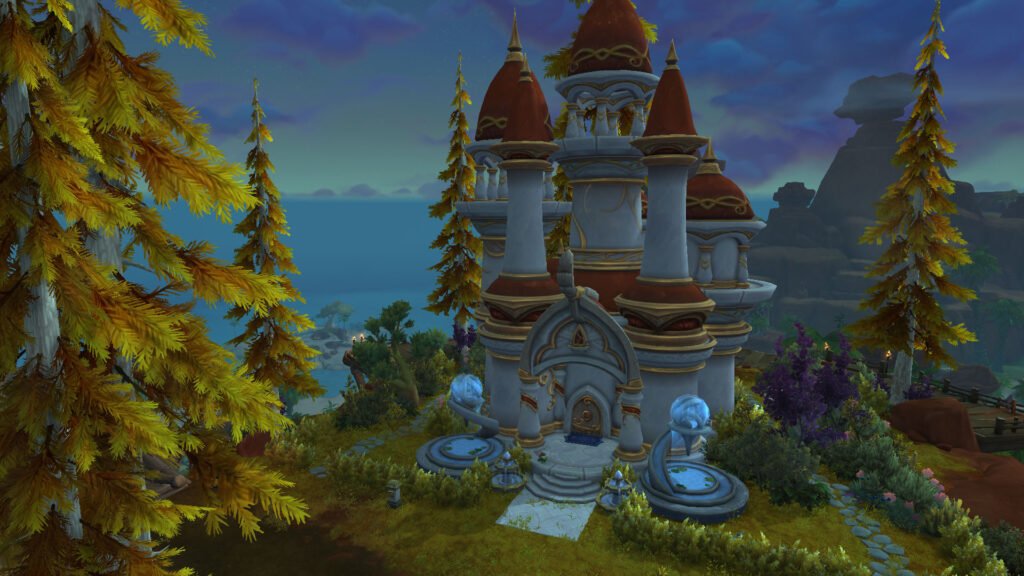 World of Warcraft Housing Blood Elf Exterior Plot 27