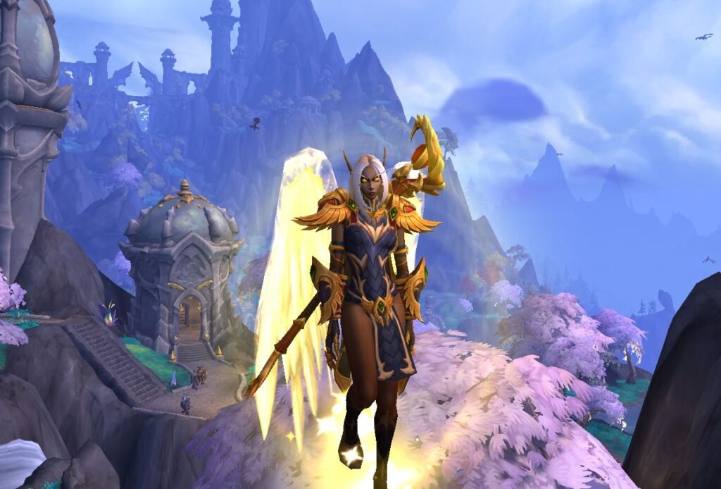 World of Warcraft Blood Elf Priest Transmog